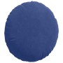 Cojines para asiento 2 pcs Azul Policía Ø 40 x 13 cm Terciopelo en Decoración | Comprar online en Foru.es