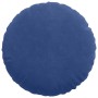 Cojines para asiento 2 pcs Azul Policía Ø 40 x 13 cm Terciopelo en Decoración | Comprar online en Foru.es