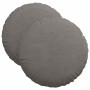 Cojines para asiento 2 pcs Gris Claro Ø 40 cm Tela de pana en Decoración | Comprar online en Foru.es