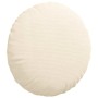 Cojines para asiento 2 pcs Crema Ø 40 cm Tela de pana en Decoración | Comprar online en Foru.es