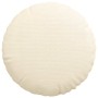 Cojines para asiento 2 pcs Crema Ø 40 cm Tela de pana en Decoración | Comprar online en Foru.es