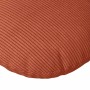 Cojines para asiento 2 pcs Rojo Naranja Ø 40 cm Tela de pana en Decoración | Comprar online en Foru.es