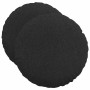 Cojines para asiento 2 pcs Negro Ø50 x 19 cm tela en Decoración | Comprar online en Foru.es