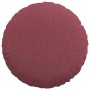 Cojines para asiento 2 pcs Rojo vino Ø50 x 19 cm tela en Decoración | Comprar online en Foru.es