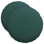 Cojines para asiento 2 pcs Verde oscuro Ø50 x 19 cm tela en Decoración | Comprar online en Foru.es