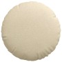 Cojines para asiento 2 pcs Crema Ø50 x 19 cm tela en Decoración | Comprar online en Foru.es