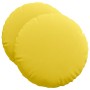 Cojines para asiento 2 pcs Amarillo Claro Ø50 x 19 cm tela en Decoración | Comprar online en Foru.es