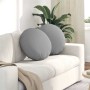 Cojines para asiento 2 pcs Gris Nube Ø50 x 19 cm tela en Decoración | Comprar online en Foru.es