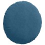 Cojines para asiento 2 pcs Azul Ø 40 x 13 cm Terciopelo en Decoración | Comprar online en Foru.es