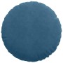 Cojines para asiento 2 pcs Azul Ø 40 x 13 cm Terciopelo en Decoración | Comprar online en Foru.es