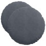 Cojines para asiento 2 pcs Gris oscuro Ø 40 x 13 cm Terciopelo en Decoración | Comprar online en Foru.es