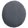 Cojines para asiento 2 pcs Gris oscuro Ø 40 x 13 cm Terciopelo en Decoración | Comprar online en Foru.es