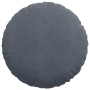 Cojines para asiento 2 pcs Gris oscuro Ø 40 x 13 cm Terciopelo en Decoración | Comprar online en Foru.es