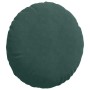 Cojines para asiento 2 pcs Verde oscuro Ø 40 x 13 cm Terciopelo en Decoración | Comprar online en Foru.es