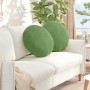 Cojines para asiento 2 pcs Verde claro Ø 40 x 13 cm Terciopelo en Decoración | Comprar online en Foru.es