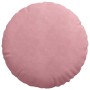 Cojines para asiento 2 pcs Rosa Ø 40 x 13 cm Terciopelo en Decoración | Comprar online en Foru.es