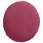 Cojines para asiento 2 pcs Rojo vino Ø 40 x 13 cm Terciopelo en Decoración | Comprar online en Foru.es