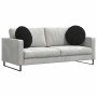 Cojines para asiento 2 pcs Negro Ø 40 x 13 cm Terciopelo en Decoración | Comprar online en Foru.es