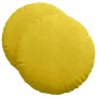 Cojines para asiento 2 pcs Amarillo Ø 40 x 13 cm Terciopelo en Decoración | Comprar online en Foru.es
