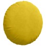 Cojines para asiento 2 pcs Amarillo Ø 40 x 13 cm Terciopelo en Decoración | Comprar online en Foru.es