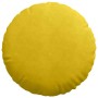Cojines para asiento 2 pcs Amarillo Ø 40 x 13 cm Terciopelo en Decoración | Comprar online en Foru.es