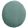 Cojines para asiento 2 pcs Verde Mar Ø 40 x 13 cm Terciopelo en Decoración | Comprar online en Foru.es