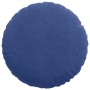 Cojines para asiento 2 pcs Azul Policía Ø 40 x 13 cm Terciopelo en Decoración | Comprar online en Foru.es