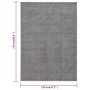 Alfombra de pelo corto gris 120x170 cm de vidaXL, Alfombras - Ref: Foro24-340315, Precio: 50,63 €, Descuento: %