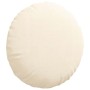 Cojines para asiento 2 pcs Crema Ø 50 cm Tela de pana en Decoración | Comprar online en Foru.es