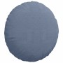 Cojines para asiento 2 pcs Azul Ø 50 cm Tela de pana en Decoración | Comprar online en Foru.es