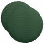 Cojines para asiento 2 pcs Verde oscuro Ø 50 cm Tela de pana en Decoración | Comprar online en Foru.es