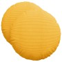 Cojines para asiento 2 pcs Amarillo Claro Ø 50 cm Tela de pana en Decoración | Comprar online en Foru.es