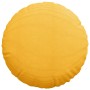 Cojines para asiento 2 pcs Amarillo Claro Ø 50 cm Tela de pana en Decoración | Comprar online en Foru.es