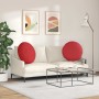 Cojines para asiento 2 pcs Rojo Ø60 x 21 cm tela en Decoración | Comprar online en Foru.es