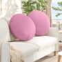 Cojines para asiento 2 pcs Rosa Ø60 x 21 cm tela en Decoración | Comprar online en Foru.es