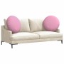 Cojines para asiento 2 pcs Rosa Ø60 x 21 cm tela en Decoración | Comprar online en Foru.es