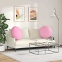 Cojines para asiento 2 pcs Rosa Ø60 x 21 cm tela en Decoración | Comprar online en Foru.es