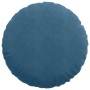 Cojines para asiento 2 pcs Azul Ø 40 x 13 cm Terciopelo en Decoración | Comprar online en Foru.es