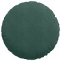 Cojines para asiento 2 pcs Verde oscuro Ø 40 x 13 cm Terciopelo en Decoración | Comprar online en Foru.es