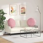 Cojines para asiento 2 pcs Rosa Ø 40 x 13 cm Terciopelo en Decoración | Comprar online en Foru.es
