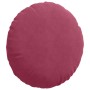 Cojines para asiento 2 pcs Rojo vino Ø 40 x 13 cm Terciopelo en Decoración | Comprar online en Foru.es