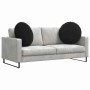 Cojines para asiento 2 pcs Negro Ø 40 x 13 cm Terciopelo en Decoración | Comprar online en Foru.es