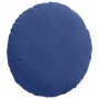 Cojines para asiento 2 pcs Azul Policía Ø 40 x 13 cm Terciopelo en Decoración | Comprar online en Foru.es