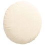 Cojines para asiento 2 pcs Crema Ø 60 cm Tela de pana en Decoración | Comprar online en Foru.es