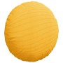 Cojines para asiento 2 pcs Amarillo Claro Ø 60 cm Tela de pana en Decoración | Comprar online en Foru.es
