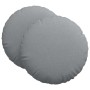 Cojines para asiento 2 pcs Gris Claro Ø80 x 29 cm tela en Decoración | Comprar online en Foru.es