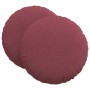 Cojines para asiento 2 pcs Rojo vino Ø80 x 29 cm tela en Decoración | Comprar online en Foru.es