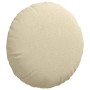 Cojines para asiento 2 pcs Crema Ø80 x 29 cm tela en Decoración | Comprar online en Foru.es
