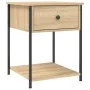 Nightstands 2 pcs engineered wood Sonoma oak 44x45x58 cm by vidaXL, Nightstands - Ref: Foro24-825846, Price: 71,40 €, Discoun...