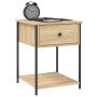 Mesitas noche 2 uds madera ingeniería roble Sonoma 44x45x58 cm de vidaXL, Mesitas de noche - Ref: Foro24-825846, Precio: 72,2...